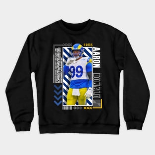 Aaron Donald Paper Poster Version 10 Crewneck Sweatshirt